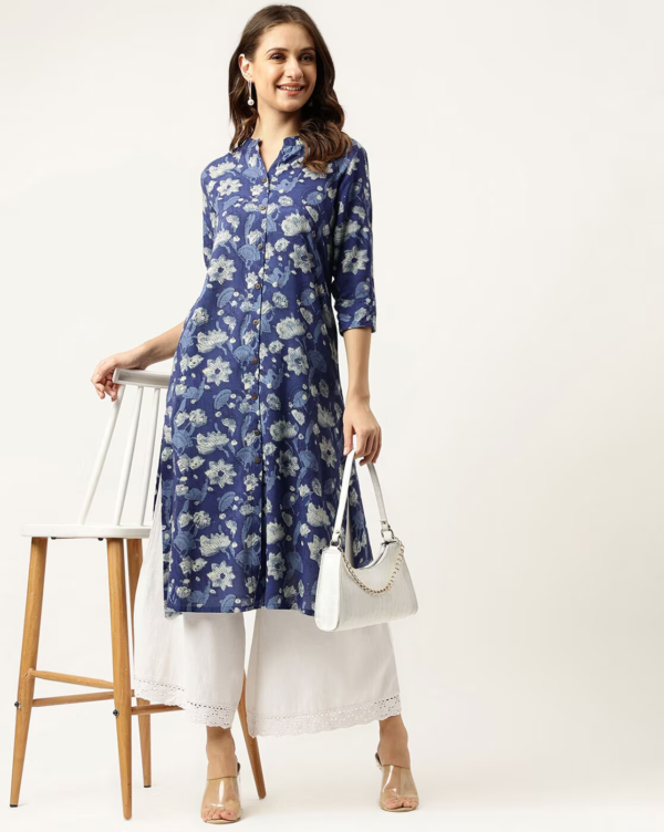 Floral Flared Kurti