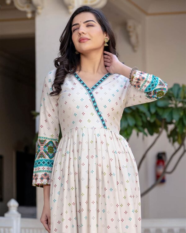 Women Printed Anarkali Kurta