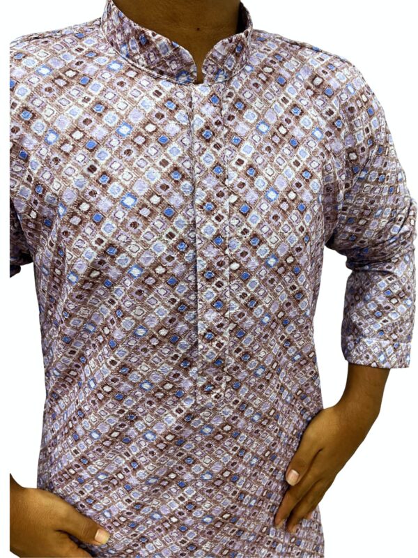 Classic Men's Cotton Kurta – Timeless Comfort & Style - Image 2
